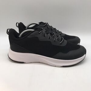 Athletic Works Mesh Jogger Athletic Sneakers Youth 6 Black Lace-Up Low Top Shoes